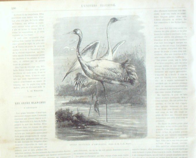 L'Univers illustré 1869 # 759 Croissy (95) Egypte Suez Timsah le Havre (76) Vélocipèdes