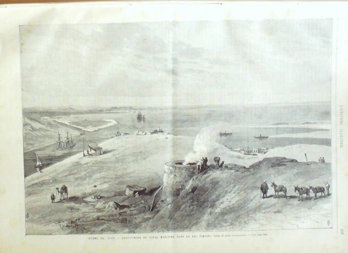 L'Univers illustré 1869 # 759 Croissy (95) Egypte Suez Timsah le Havre (76) Vélocipèdes