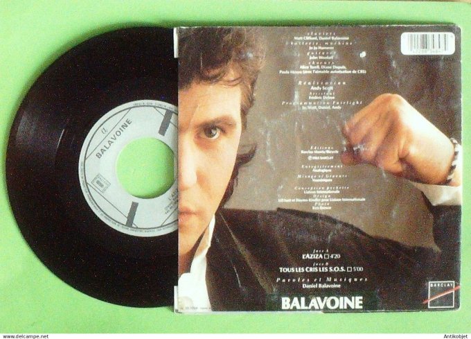 Balavoine Daniel 45T SP l'Aziza 1985