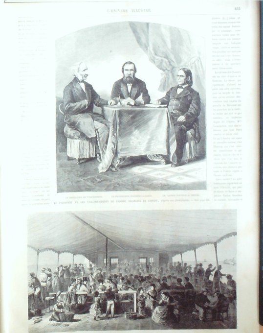 L'Univers illustré 1869 # 762 Pologne Cracovie Allemagne Hambourg Inde Caboul Cuba La Havane