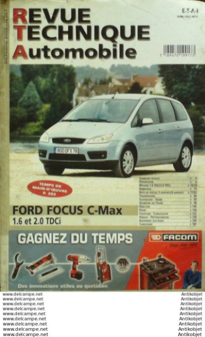 Revue Technique Automobile Ford Focus C-Max  #687