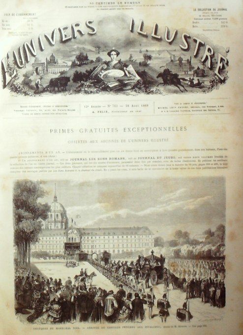 L'Univers illustré 1869 # 763 Allemagne Saxe Plauen Houillières Russie St-Pétersbourg 