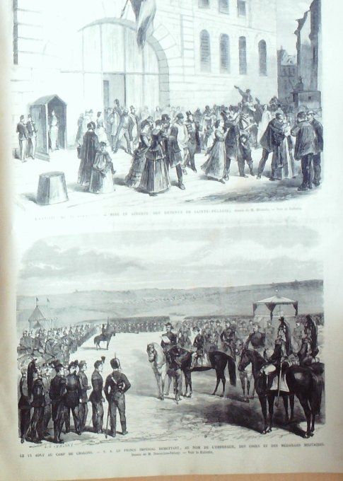 L'Univers illustré 1869 # 763 Allemagne Saxe Plauen Houillières Russie St-Pétersbourg 