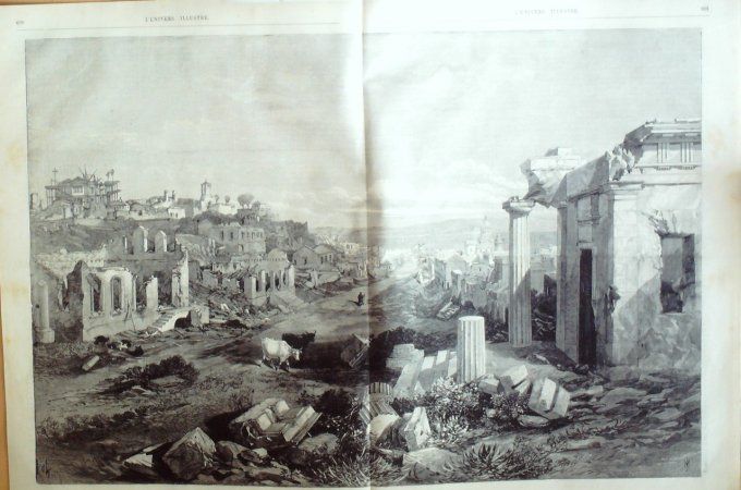 L'Univers illustré 1869 # 766 Cuba Santiago Montmartre Russie Sébastopol Ivry (94)