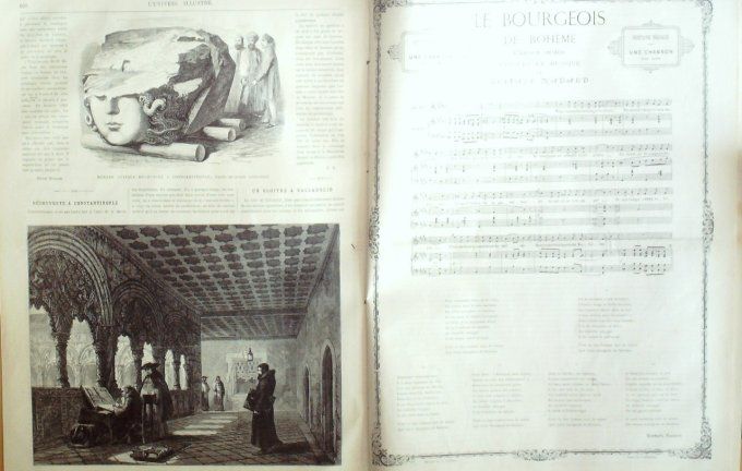 L'Univers illustré 1869 # 767 Russie Sébastopol Suisse Lucerne Espagne Valladolid Niagara