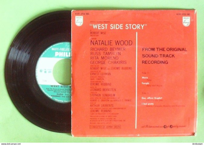 West Side  Story Film 45T SP Nathalie Wood 1961