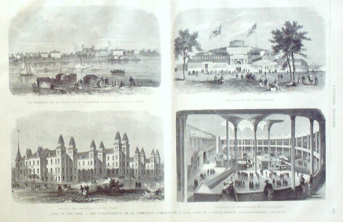 L'Univers illustré 1869 # 769 Bordeaux '(3) Bruxelles fêtes jeu de boules