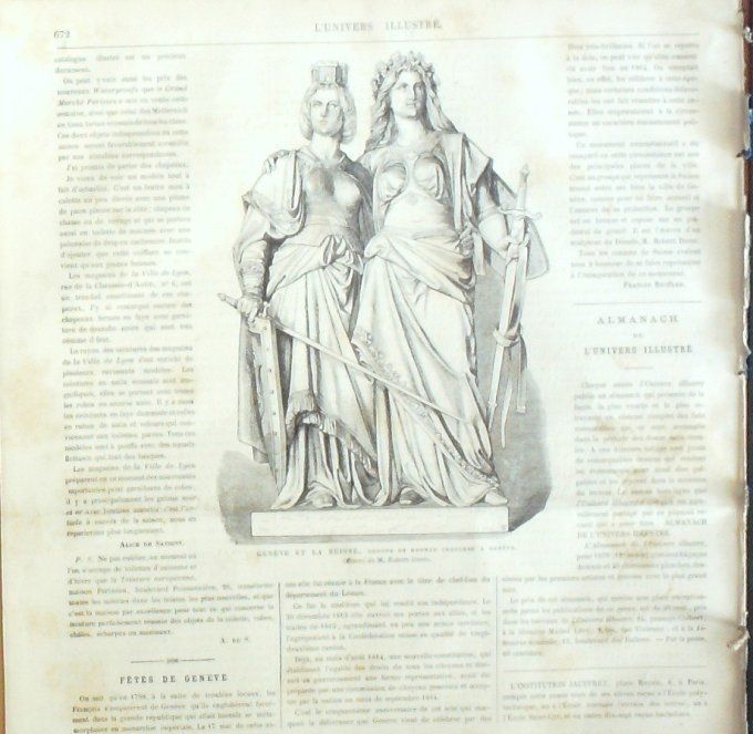 L'Univers illustré 1869 # 770 Venise Berlin Humboldt Venise Cuba  Bollwiller (68)