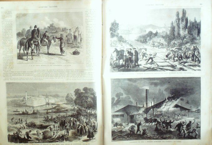 L'Univers illustré 1869 # 770 Venise Berlin Humboldt Venise Cuba  Bollwiller (68)