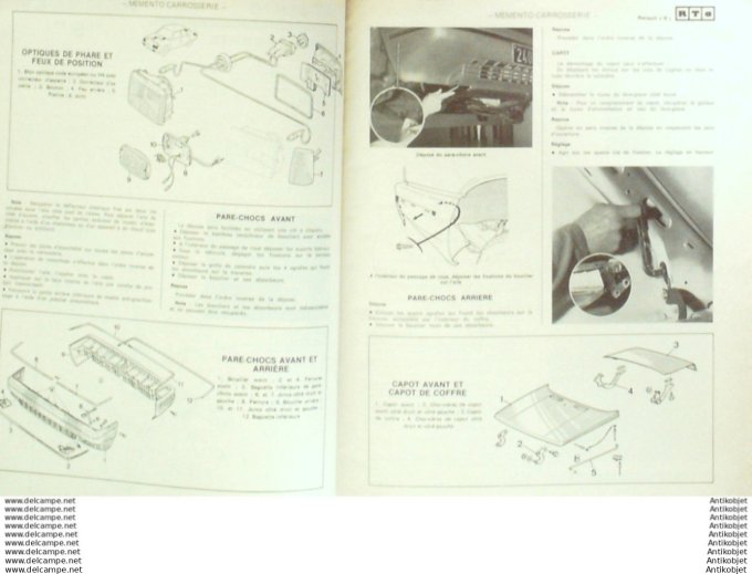 Revue Technique Automobile Renault 9 & 11 Volkswagen Golf & Jetta  #439