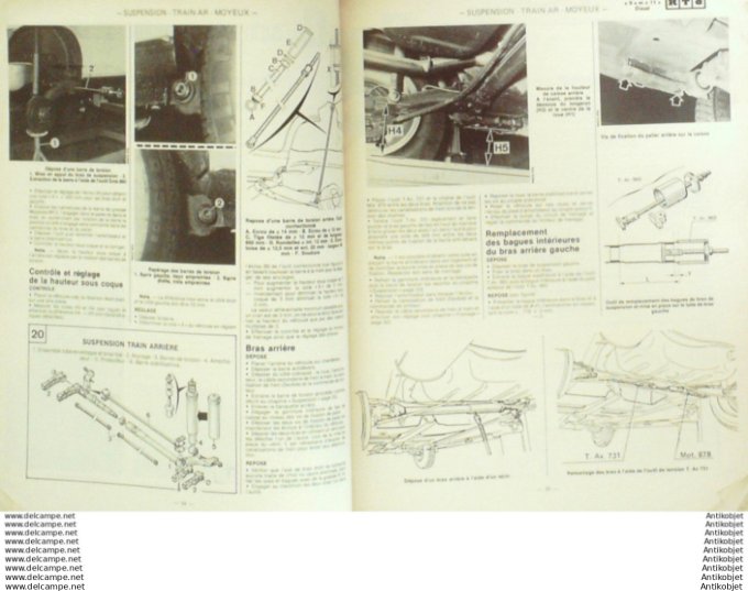 Revue Technique Automobile Renault 9 & 11 Volkswagen Golf & Jetta  #439