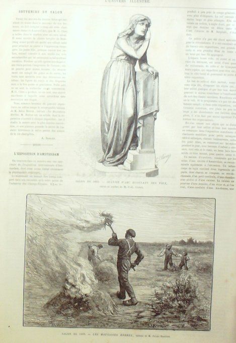 L'Univers illustré 1869 # 774 Cuba Monténégro Risano Italie Pompéï Résiné Herculanum Amsterdam