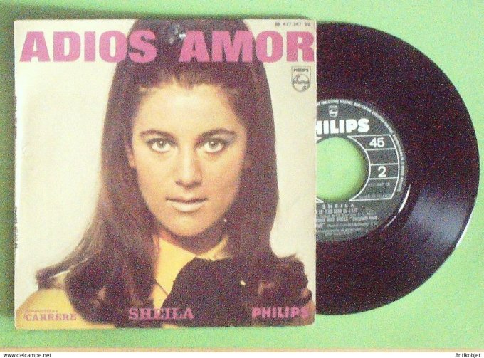 Sheila 45T EP Adios amor 1967