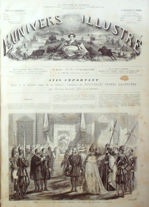 L'Univers illustré 1869 # 778 Monténégro Cattaro Villers (14) Egypte