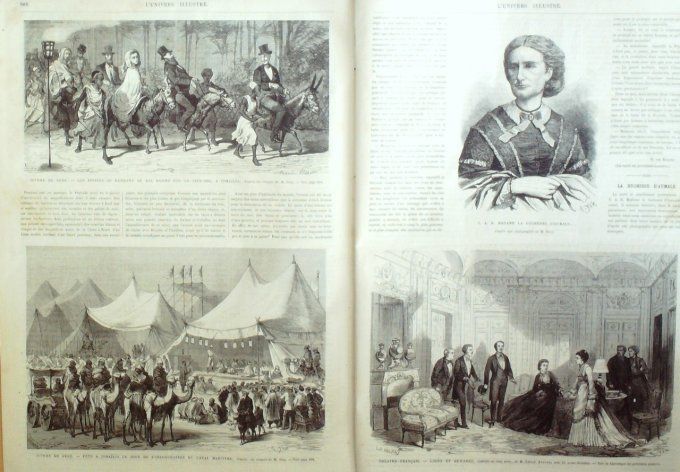 L'Univers illustré 1869 # 779 Suisse Mont-Cenis Malbrough Egypte IsmaIla Suez   