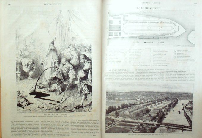 L'Univers illustré 1869 # 779 Suisse Mont-Cenis Malbrough Egypte IsmaIla Suez   