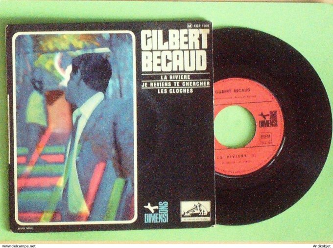 Bécaud Gilbert 45T EP Je reviens te chercher 1968