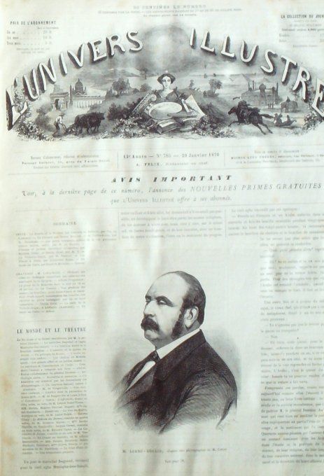 L'Univers illustré 1870 # 785 Pêcheurs en Bretagne Creuzot (71) houillerie Egypte Caire