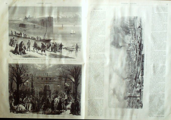 L'Univers illustré 1870 # 785 Pêcheurs en Bretagne Creuzot (71) houillerie Egypte Caire