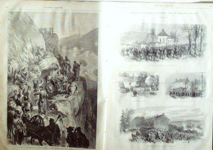 L'Univers illustré 1870 # 787 Dalmatie Dravali Boulogne Grace récolte Princesses d'Europe