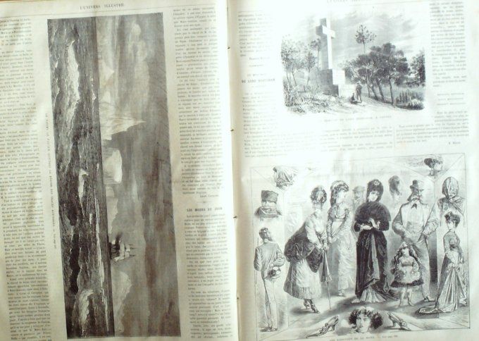 L'Univers illustré 1870 # 787 Dalmatie Dravali Boulogne Grace récolte Princesses d'Europe