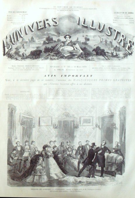 L'Univers illustré 1870 # 792 Damlatie Cattaro Rome Concile Cuba Las Tunas Java types costumes 