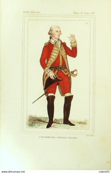 Militaria Arme Uniforme des cheveaux légers 18ème 1852