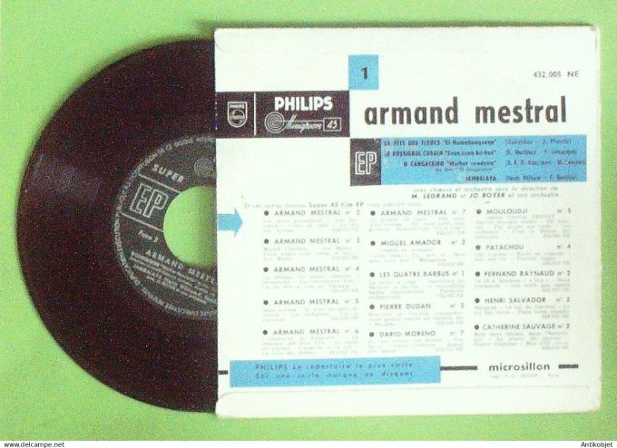 Mestral Armand 45T EP La fête des fleurs 1953