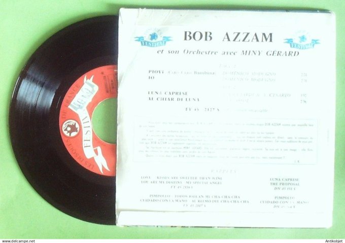 Azzam Bob 45T EP Piove 1964