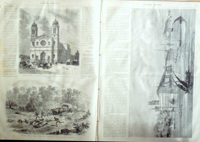 L'Univers illustré 1870 # 798 Paraguay Assomption Rome la Marmorata Grande-Jatte (92)  