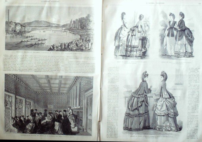 L'Univers illustré 1870 # 798 Paraguay Assomption Rome la Marmorata Grande-Jatte (92)  