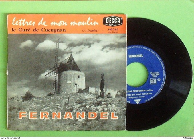 Fernandel 45T EP Lettres de mon moulin 1962