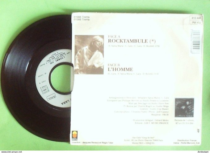 Lara Catherine 45T SP Rocktambule 1988