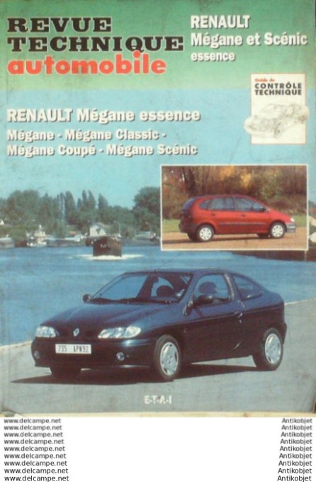 Revue Technique Automobile Renault mégane & Scénic  #593.1