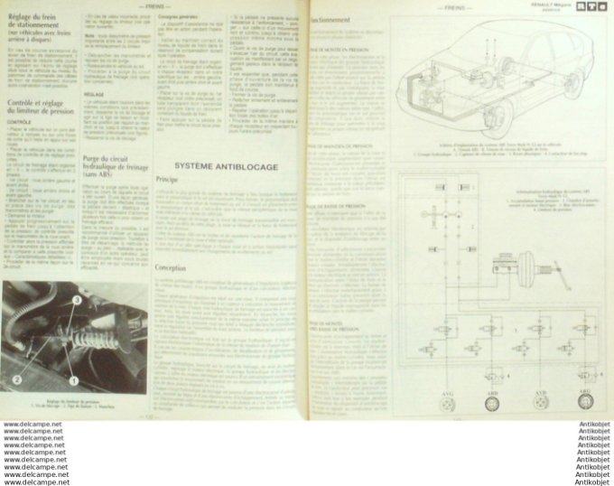 Revue Technique Automobile Renault mégane & Scénic  #593.1