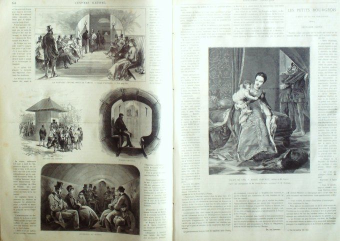 L'Univers illustré 1870 # 805 Pierrefonds (60)Constantinople Péra Longchamps (92) Norvège Spitzberg 