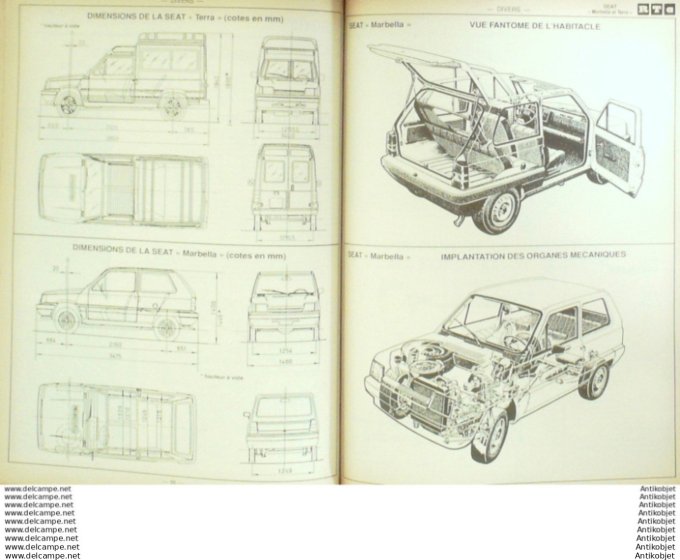 R.T Automobile Seat Marbella & terra Ford Escort   # 516