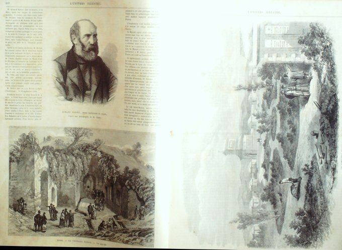 L'Univers illustré 1870 # 807 Russie Sébastopol Rome égérie Panama Suisse St-Gothard Vichy (01)  