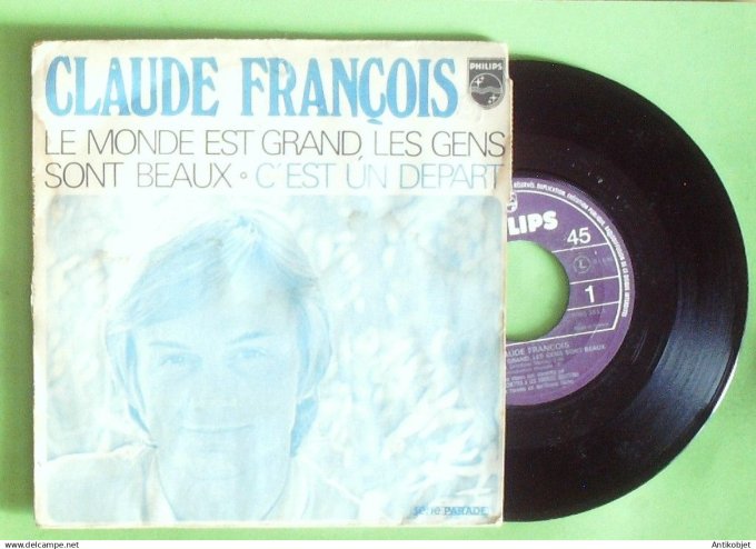 François Claude 45T SP Le monde est grand 1970