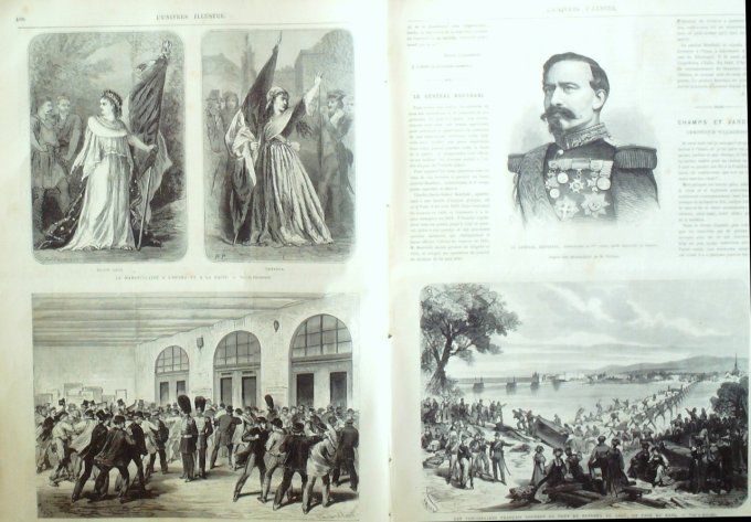 L'Univers illustré 1870 # 811 Algérie Allemagne Khel Espagne Baléares Iviça  Tyrol Oetz