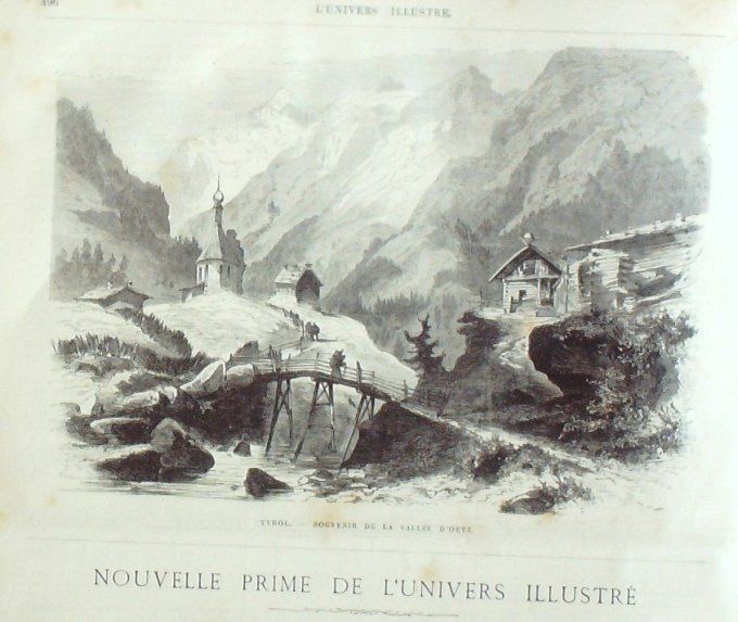 L'Univers illustré 1870 # 811 Algérie Allemagne Khel Espagne Baléares Iviça  Tyrol Oetz