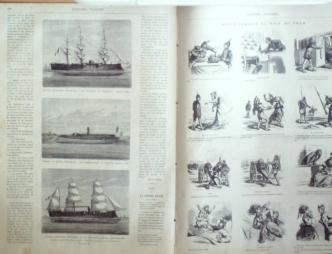 L'Univers illustré 1870 # 812 Allemagne Cassel Suisse Saverne Cherbourg (15) Niederbronn (67)