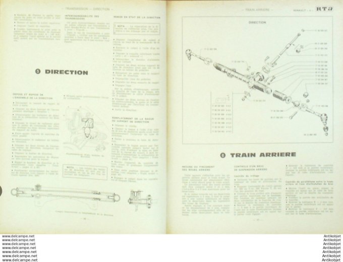 Revue Technique Automobile Renault 6 type R 1180  #276