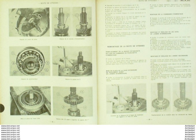 Revue Technique Automobile Renault Saviem SG2 SG4 Simca 1200 S Peugeot 404  #290