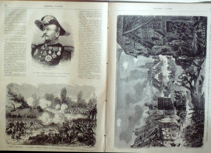 L'Univers illustré 1870 # 817 Suisse Rigi Courcelles (80) Strasbourg (67) Vincennes (94)