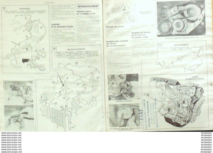 Revue Technique Automobile Renault 5 Citroën Dyane Méhari  #480