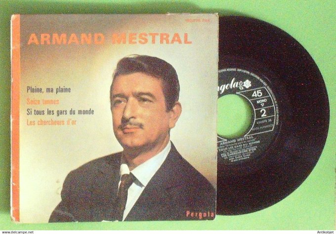 Mestral Armand 45T EP Plaine ma plaine 1965