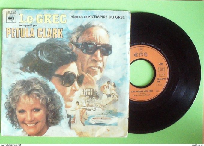 L'Empire du Grec Film 45T SP Pètula Clark 1978