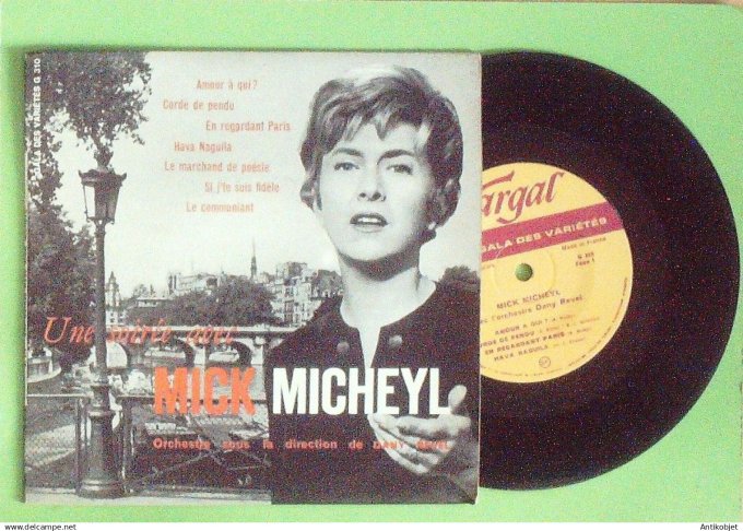 Micheyl Mick 45T EP Hava Naguila 1958