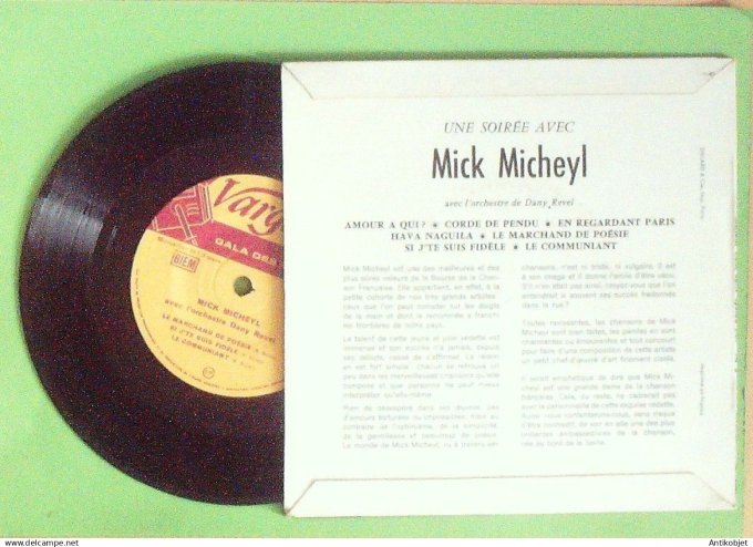 Micheyl Mick 45T EP Hava Naguila 1958